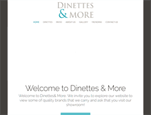 Tablet Screenshot of dinettes-n-more.com